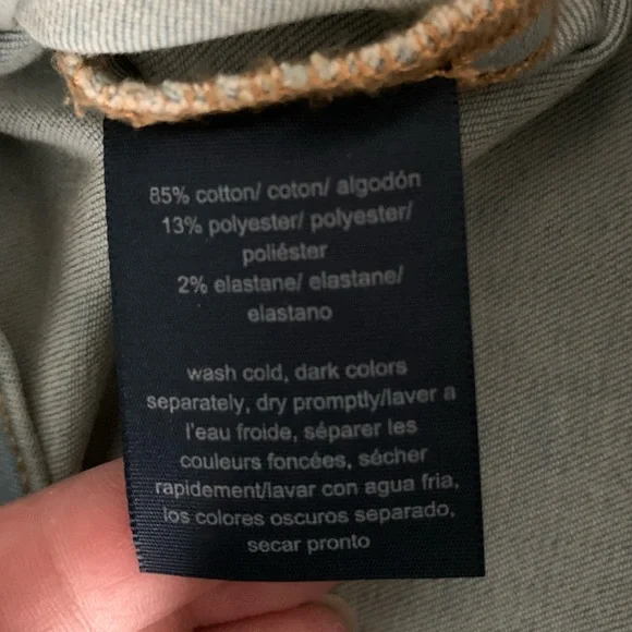 Tommy Hilfiger Women’s Blue Jean Denim Vest size S/P - Picture 7 of 7